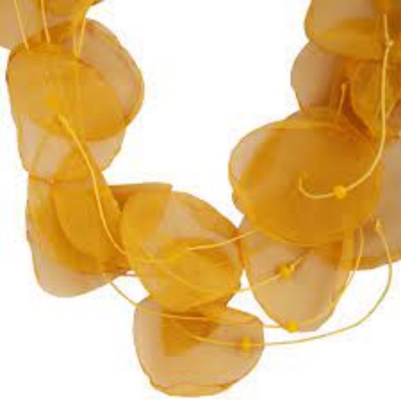 💛💛💛 YELLOW FABRIC CHAIN - Picture 4 of 7
